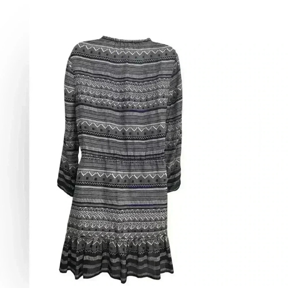 Veronica Beard Silk Mini Dress Size 2 | Boho A-Line Ruffle Dress | 100% Silk - Picture 3 of 6